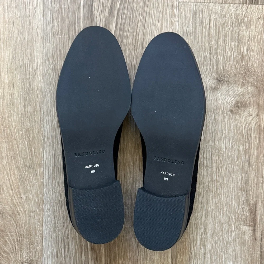 Bandolino Black Women’s Slip-On Suede Loafers - Picture 3 of 6